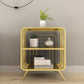 Glam Fermed Shelf Bibling Bookcase Metal Book Shelf pour salle d'étude