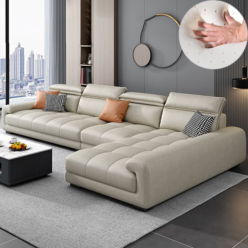 Sezione a 4 posti con cuscino per la testa regolabile per soggiorno