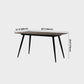 Industrial Style Dining Table Brown 4 Legs Dining Table with Black Frame Clearhalo ' dining_table' 'Dining Tables & Seating' 'Dining Tables' 'furn' 'furn_dining_table' 'Furniture' 'furniture_dining_table' 'Kitchen & Dining Furniture' 'kitchen&dining_furn' 'kitchen' 'kitchen_dining_table' 1200x1200_35b38b1e-dfe3-4e9b-8740-6cf1f6feb2b0