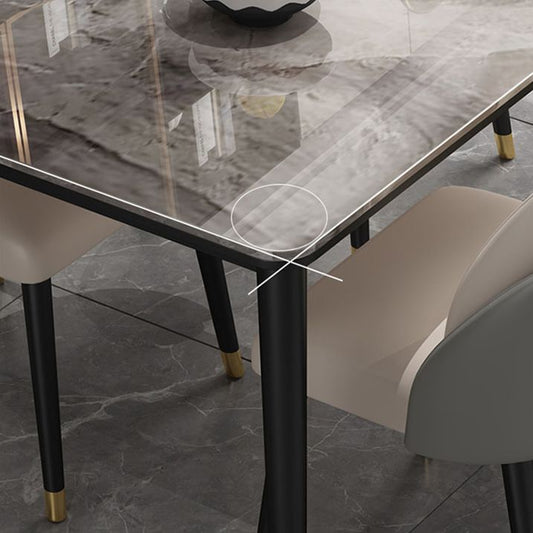 グラムスタイルの長方形のダイニングセット1/2/5/7ピースダイニングエリア用のダイニングセット