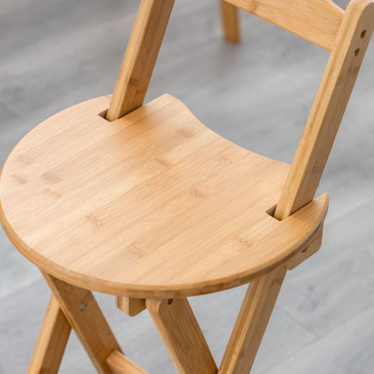 Contemporary Solid Wood Folding Bar Stool Indoor Bar Stool with Wooden Seat Clearhalo 'Bar Furniture' 'Bar Stools' 'bar_stools' 'furn' 'furn_bar_stools' 'furniture_bar_stools' 'Kitchen & Dining Furniture' 'kitchen&dining_furn' 'kitchen' 'kitchen_furn' Furniture' 1200x1200_35b3fbfb-5e60-4105-b540-d0a651b57e29