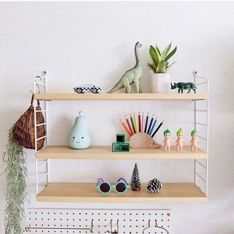 Modern Wall Mounted Bookcase with Solid Wood Rectangular Shelves Clearhalo 'Bookcases' 'furn' 'furn_bookcases' 'Furniture' 'furniture_bookcases' 'kitchen' 'kitchen_bookcases' 'Living Room Furniture' 'Office Furniture' 1200x1200_35b6d906-4630-445c-b8e7-43f8b835b9b3