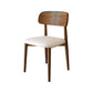Nordic Style Armless Chair Wood Open Back Dining Side Chair in Walnut for Kitchen Clearhalo 'Dining Chairs' 'Dining Tables & Seating' 'dining_chair' 'furn' 'furn_dining_chair' 'Furniture' 'furniture_dining_chair' 'Kitchen & Dining Furniture' 1200x1200_35ba5648-dc43-4a80-8447-c2940bc1fd7c