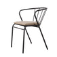 Contemporary Chairs Dining Arm Windsor Back Side Chairs with Metal Legs for Kitchen Clearhalo 'Dining Chairs' 'Dining Tables & Seating' 'dining_chair' 'furn' 'furn_dining_chair' 'Furniture' 'Kitchen & Dining Furniture' 1200x1200_35beba79-d83e-427c-961d-23645336d972