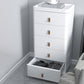 Contemporary Grey / White Chest Plastic Chest with Drawers for Bedroom Clearhalo 'Bedroom Furniture' 'Dressers & Chests' 'dressers_chests' 'furn' 'furn_dressers_chests' 'Furniture' 1200x1200_35c008c8-4c11-4a7b-80b6-746e34783f7b