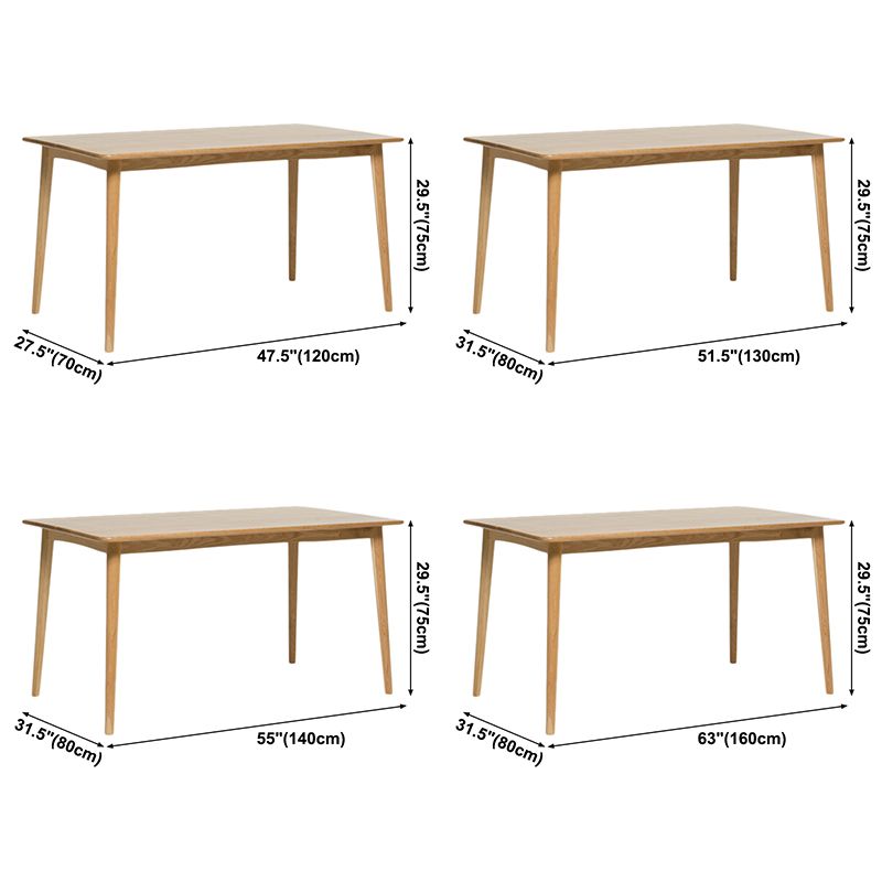 Rectangle Cherry Wood Table Contemporary Wooden Table with 4 Legs for Restaurant Clearhalo ' dining_table' 'Dining Tables & Seating' 'Dining Tables' 'furn' 'furn_dining_table' 'Furniture' 'furniture_dining_table' 'Kitchen & Dining Furniture' 'kitchen&dining_furn' 'kitchen' 'kitchen_dining_table' 1200x1200_35c0484e-8d5a-4380-94cc-65c3bb05f885