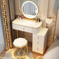 Solid Wood Makeup Vanity Desk Lighted Mirror Makeup Vanity Set Clearhalo 'Bedroom Furniture' 'furn' 'furn_makeup_vanities' 'Furniture' 'Makeup Vanities' 'makeup_vanities' 1200x1200_35c08299-0933-447b-a053-2ad20dbcf210