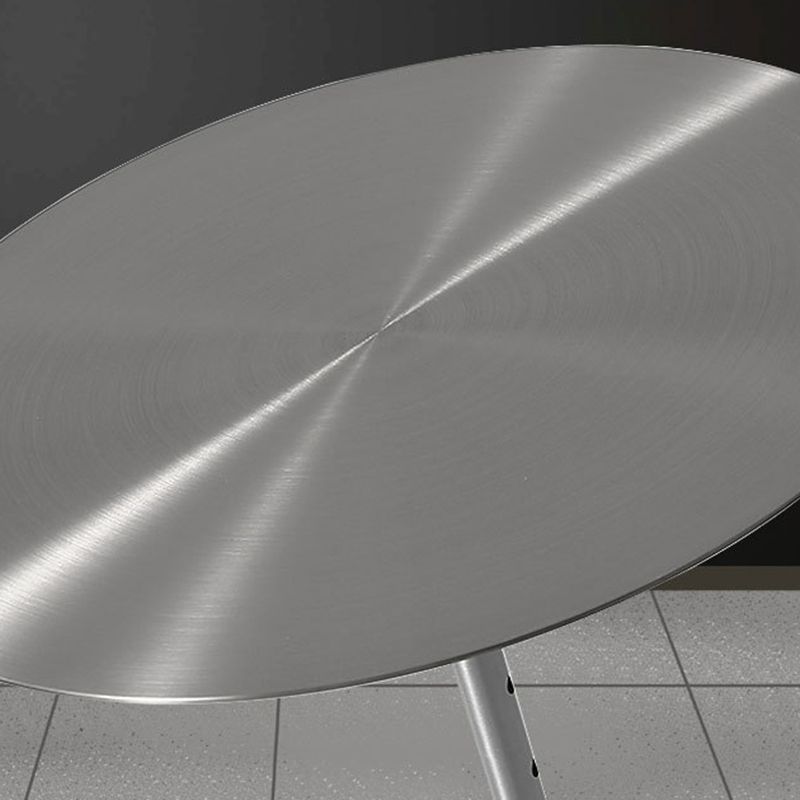 Mid-century Modern Cocktail Table Metal Silver/gold Top Round Coffee Table Clearhalo 'Coffee & Accent Tables' 'End & Side Tables' 'end_side_table' 'end_side_tables' 'furn' 'furn_end_side_tables' 'Furniture' 'furniture_end_side_table' 'Living Room Furniture' 1200x1200_35c1e2fb-5ef7-4247-b927-bb46b3affda5