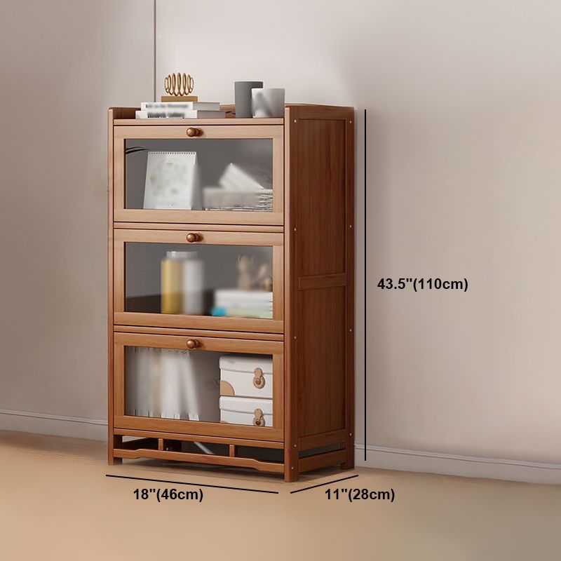 Engineered Wood Barrister Bookcase Contemporary Closed Back Bookshelf with Doors Clearhalo 'Bookcases' 'furn' 'furn_bookcases' 'Furniture' 'furniture_bookcases' 'Office Furniture' 1200x1200_35c2a091-774a-4a33-8cee-f1a6a3226b4a