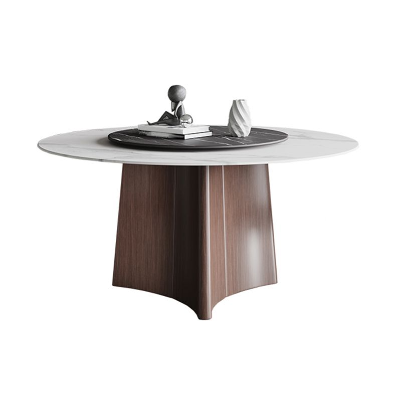 Contemporary 1/3/4/7/11 Pieces Furniture Round Stone Dining Set for Home Clearhalo 'Dining Room Sets' 'Dining Tables & Seating' 'dining_room_set' 'furn' 'furn_dining_room_set' 'Furniture' 'Kitchen & Dining Furniture' 1200x1200_35c824e6-f835-4da9-aef1-d4fbf8d939f1
