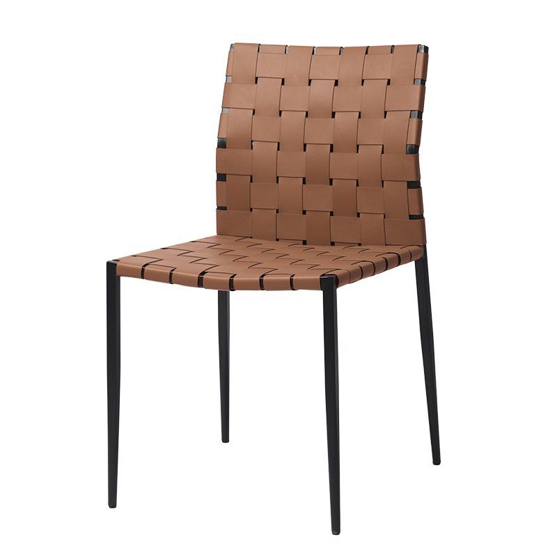 Faux Leather Bar Stools Low Back Dining Stools with Metal Base Clearhalo 'Bar Furniture' 'Bar Stools' 'bar_stools' 'furn' 'furn_bar_stools' 'Furniture' 'Kitchen & Dining Furniture' 1200x1200_35c88520-d38b-4558-8f75-72deb281e77f