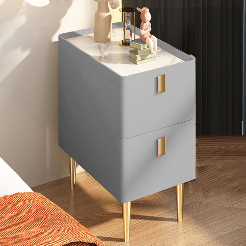 Contemporary Drawer Storage Bedside Cabinet Stone Accent Table Nightstand for Bedroom Clearhalo 'Bedroom Furniture' 'furn' 'furn_night_stand' 'Furniture' 'night_stand' 'Nightstands' 1200x1200_35d17b67-0bd0-43ae-bf41-eeca2189b2d6