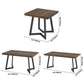 Industrial Style Sintered Stone Dinner Room Kitchen Table Brown Table with Black Frame Clearhalo ' dining_table' 'Dining Tables & Seating' 'Dining Tables' 'furn' 'furn_dining_table' 'Furniture' 'furniture_dining_table' 'Kitchen & Dining Furniture' 'kitchen&dining_furn' 'kitchen' 'kitchen_dining_table' 1200x1200_35d1aaaf-a36b-49cd-a3fa-b6bbbad28f65