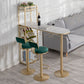 Wine Rack Modern Bistro Bar Desk Stone Bar Height Indoor Cocktail Table Clearhalo 'Bar Furniture' 'Bar Tables' 'bar_tables' 'furn' 'furn_bar_tables' 'Furniture' 'furniture_bar_tables' 'Kitchen & Dining Furniture' 1200x1200_35d233f9-1569-417d-9b54-b4ff02040bdc