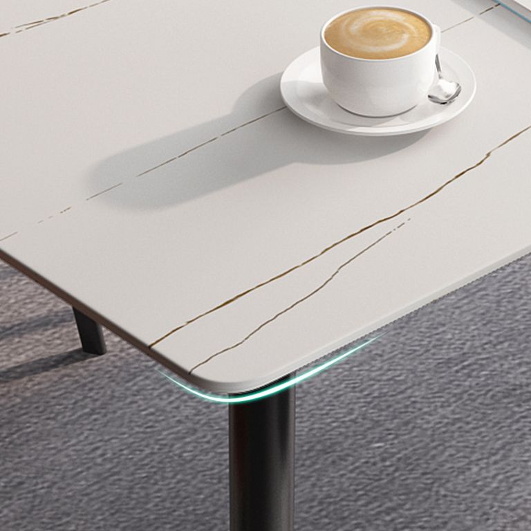 Industrial Rectangle Dining Table Stone 4 Legs Furniture for Dining Room Clearhalo ' dining_table' 'Dining Tables & Seating' 'Dining Tables' 'furn' 'furn_dining_table' 'Furniture' 'furniture_dining_table' 'Kitchen & Dining Furniture' 'kitchen&dining_furn' 'kitchen' 'kitchen_dining_table' 1200x1200_35d3a019-5ddf-41a9-bd0d-fd339079bacb