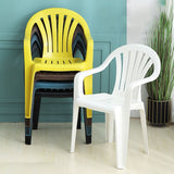 Contemporary Plastic Side Arm Chair Windsor Back Stacking Side Chair for Home Use Clearhalo ' kitchen&dining_furn' 'Dining Chairs' 'Dining Tables & Seating' 'dining_chair' 'furn' 'furn_dining_chair' 'Furniture' 'furniture_dining_chair' 'Kitchen & Dining Furniture' 'kitchen' 1200x1200_35d69afe-a32d-4b7d-b0b0-abc44a9a6189