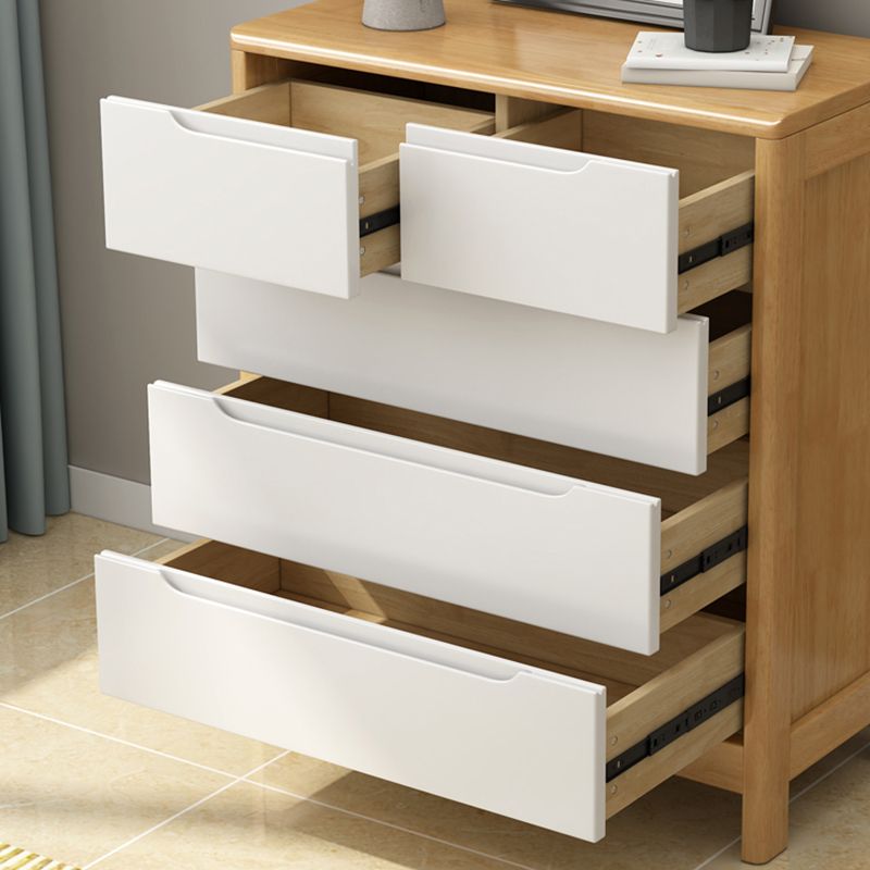 Modern Style Sideboard Buffet with Rubberwood Solid Wood Drawers and Storage Sideboard Clearhalo 'buffet_sideboard' 'Buffets & Sideboards' 'Furniture' 'furniture_buffet_sideboard' 'Kitchen & Dining Furniture' 1200x1200_35d790e1-efe0-499f-a428-319ad3ff5137