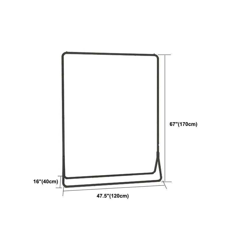 Kit de entrada de riel colgante contemporáneo de árbol de metal en negro