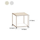 Mesa de centro de metal para cóctel, estilo mediados de siglo, de 15,75" de altura