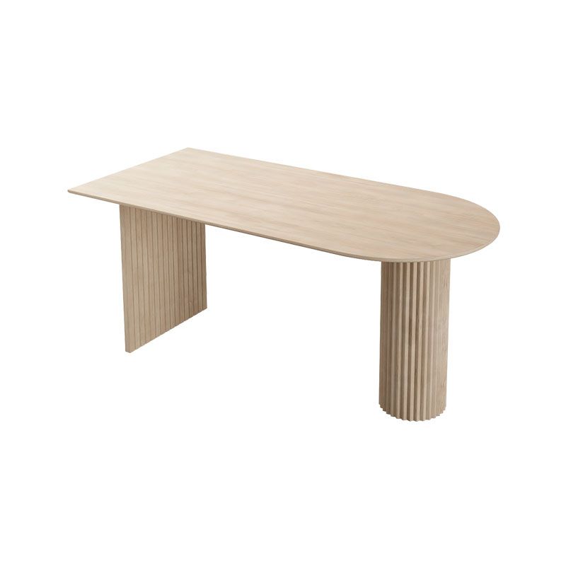 Irregular Shape Indoor Table for Restaurant Modern Island Table with Double Pedestal Clearhalo 'Dining Tables & Seating' 'Dining Tables' 'dining_table' 'furn' 'furn_dining_table' 'Furniture' 'furniture_dining_table' 'Kitchen & Dining Furniture' 'kitchen' 'kitchen_dining_table' 1200x1200_35da6e58-9640-43ee-96b1-d11c64efea13