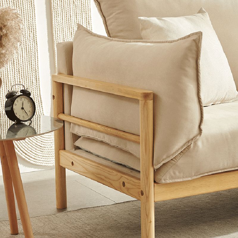 Stationary Cotton 2-seater Living Room Square Arm Cushions Sofa Clearhalo 'furn' 'furn_sofas' 'Furniture' 'Living Room Furniture' 'Sofa' 'sofas' 1200x1200_35dadcfd-c345-41ce-9e97-661dc3dd95f0