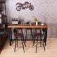 Industrial Rectangle Bar Table Pine Solid Wood Fixed Bar Dining Table Clearhalo 'Bar Furniture' 'Bar Tables' 'bar_tables' 'furn' 'furn_bar_tables' 'Furniture' 'Kitchen & Dining Furniture' 1200x1200_35daef48-00cb-4424-8943-f950beac8e8e