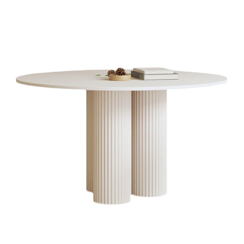 Round Stone Dining Table Contemporary Style Dining Room Collection for Dining Room Clearhalo 'Dining Tables & Seating' 'Dining Tables' 'dining_table' 'furn' 'furn_dining_table' 'Furniture' 'Kitchen & Dining Furniture' 1200x1200_35db5c0a-b853-426b-bbff-7951629030af