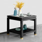 23.62 inch Wide Contemporary Style Coffee Cocktail Table Solid Wood Coffee Table