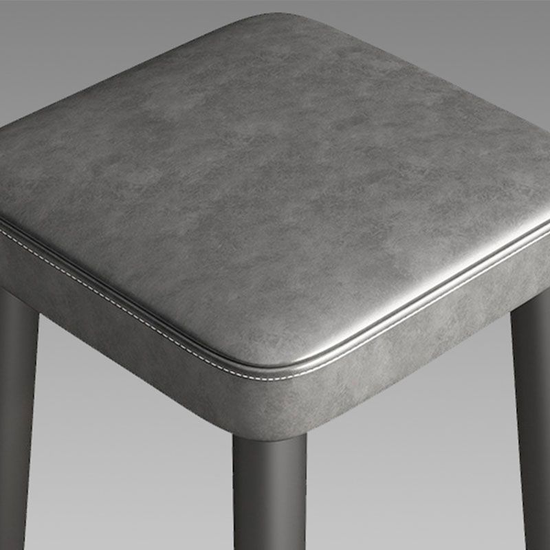 Hedendaags leerstandaard Square 4 Legs Standaard voor woonkamer