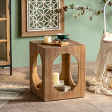 Tavolino moderno di caffè in legno in legno rettangolare tavolo da cocktail