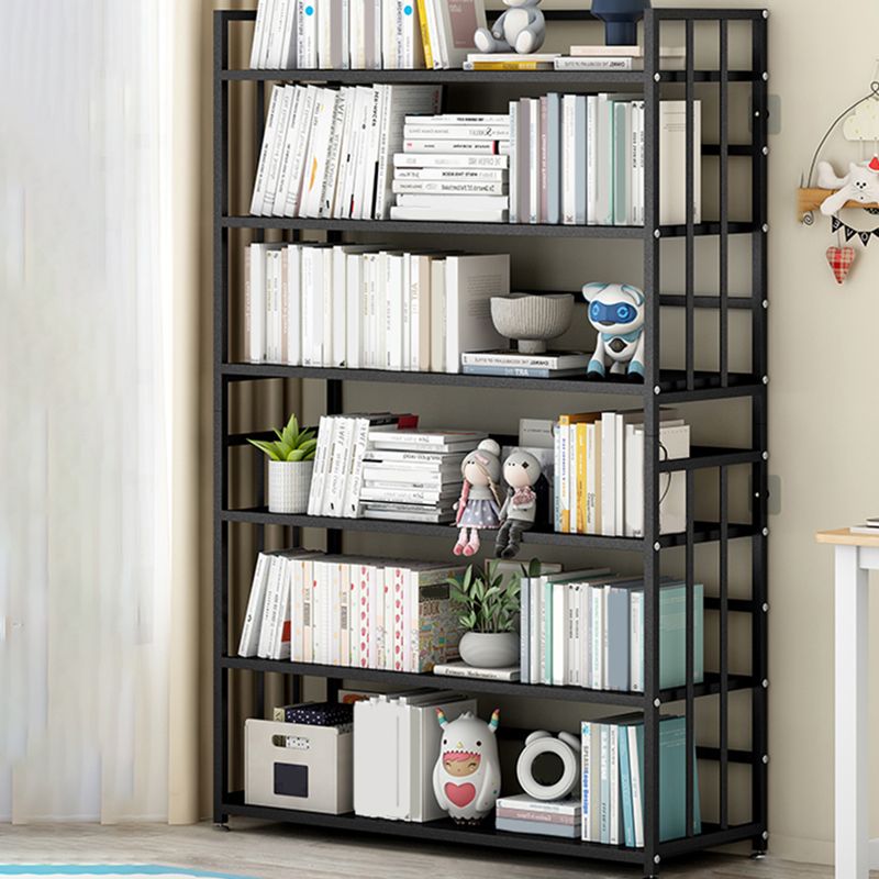 Bibliothèque de lieux de rectangle de rectangle métallique moderne à dos fermé à dos fermé moderne