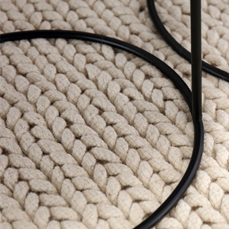 Mesa de bocadillo lateral metálico de mediados de siglo