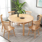 Modern Solid Wood Round Dining Room Set Space-Saving Design Dining Table Furniture Clearhalo 'Dining Room Sets' 'Dining Tables & Seating' 'dining_room_set' 'furn' 'furn_dining_room_set' 'Furniture' 'furniture_dining_room_set' 'Kitchen & Dining Furniture' 'kitchen&dining_furn' 'kitchen' 1200x1200_35e1264c-0c42-42b3-b31b-e3764112ec3d