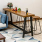 Industrial Dining Table Wooden Bar Counter Table for Kitchen Clearhalo 'Bar Furniture' 'Bar Tables' 'bar_tables' 'furn' 'furn_bar_tables' 'Furniture' 'furniture_bar_tables' 'Kitchen & Dining Furniture' 1200x1200_35e264bd-ab68-4d20-b5ab-695f8be90c65