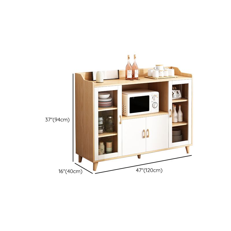 Servidor de comedor de estilo moderno servidor de madera de ingeniería para sala de estar