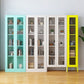 Metal Bookshelf Scandinavian Style Bookcase with Door for Office Home Clearhalo 'Bookcases' 'furn' 'furn_bookcases' 'Furniture' 'furniture_bookcases' 'Office Furniture' 1200x1200_35e4b90d-bbb4-4472-b041-5951397214a4