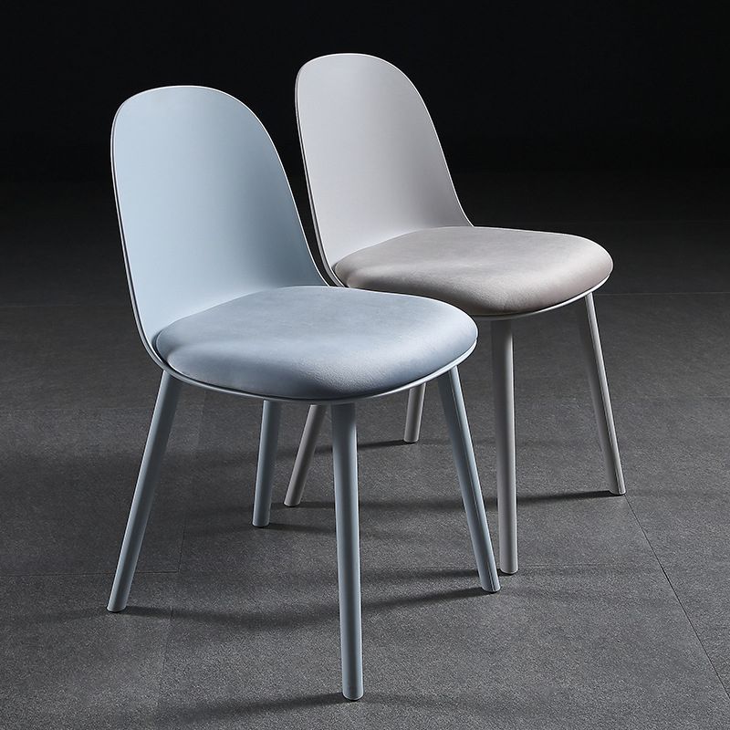 Scandinavian Plastic Kitchen Dining Room Chair Solid Back Side Chair Clearhalo 'Dining Chairs' 'Dining Tables & Seating' 'dining_chair' 'furn' 'furn_dining_chair' 'Furniture' 'furniture_dining_chair' 'Kitchen & Dining Furniture' 1200x1200_35e7038f-ad14-4417-8bc4-314d26b5e5eb