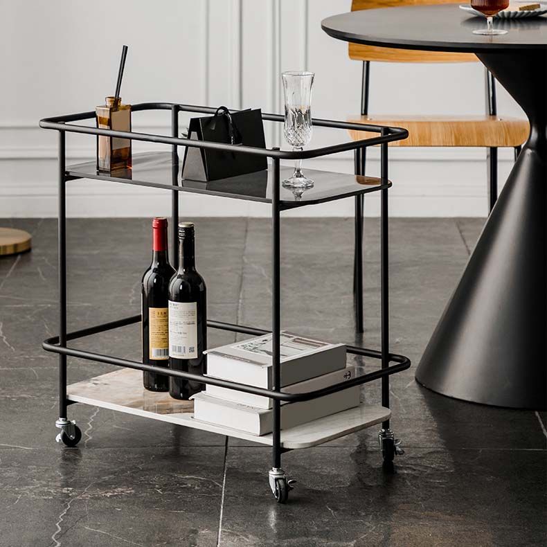 Contemporary Rectangular/Round Side End Table Glass Top Corner Table Clearhalo 'Coffee & Accent Tables' 'End & Side Tables' 'end_side_tables' 'furn' 'furn_end_side_tables' 'Furniture' 'Living Room Furniture' 1200x1200_35e7a9e4-5a21-4e5e-803d-31e8651f322e