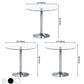 Round GlassTransparent Dining Table Simplicity Pedestal Table for Dining Room Clearhalo ' dining_table' 'Dining Tables & Seating' 'Dining Tables' 'furn' 'furn_dining_table' 'Furniture' 'furniture_dining_table' 'Kitchen & Dining Furniture' 'kitchen&dining_furn' 'kitchen' 'kitchen_dining_table' 1200x1200_35e86725-be15-4653-946c-3428687c622e