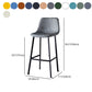 Scandinavian Restaurant Leather Stool Matte Finish Footrest Barstool Clearhalo 'Bar Furniture' 'Bar Stools' 'bar_stools' 'furn' 'furn_bar_stools' 'Furniture' 'furniture_bar_stools' 'Kitchen & Dining Furniture' 1200x1200_35e972a2-975e-4904-997c-b5853ad2383e