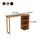 Modern Wood Pub Table with Rectangle Table Top Double Pedestal Table- 41.3" H Clearhalo 'Bar Furniture' 'Bar Tables' 'bar_tables' 'furn' 'furn_bar_tables' 'Furniture' 'furniture_bar_tables' 'Kitchen & Dining Furniture' 1200x1200_35eb3784-c6b0-4e0a-81bd-e0bc8a545f90