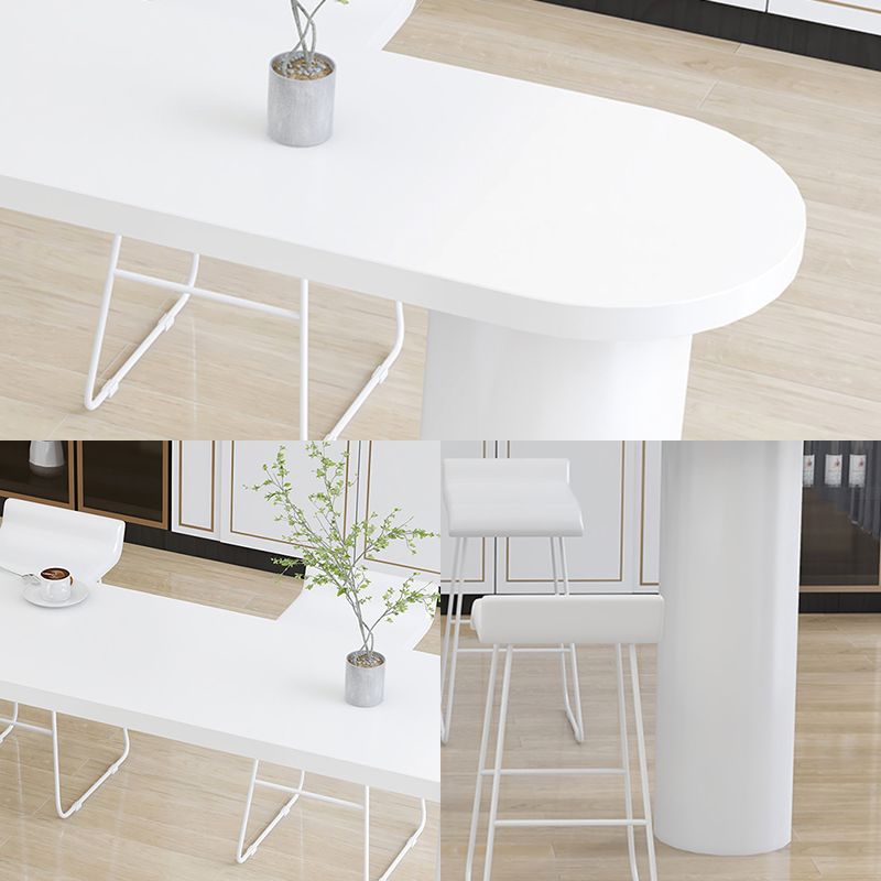 42-inch Height Cocktail Bar Table Industrial Style Wood Rounded Corners Top Bar Table Clearhalo 'Bar Furniture' 'Bar Tables' 'bar_tables' 'furn' 'furn_bar_tables' 'Furniture' 'furniture_bar_tables' 'Kitchen & Dining Furniture' 'kitchen&dining_furn' 'kitchen' 1200x1200_35ed6ee0-4656-4f41-8962-16ab264ddea0