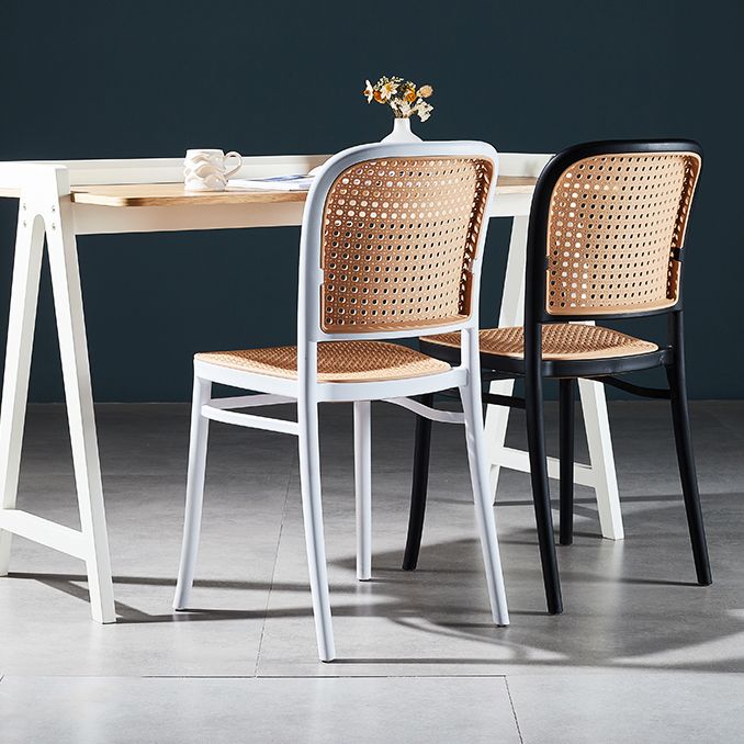 Modern Style Dining Chair Plastic Dining Armless Side Chair for Kitchen Clearhalo ' kitchen&dining_furn' 'Dining Chairs' 'Dining Tables & Seating' 'dining_chair' 'furn' 'furn_dining_chair' 'Furniture' 'furniture_dining_chair' 'Kitchen & Dining Furniture' 'kitchen' 1200x1200_35ee2b3d-7820-43af-872d-d493562c6fa7