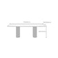 Modern Sintered Stone Table Dining Rectangle Table with Metal Legs for Kitchen Clearhalo 'Dining Tables & Seating' 'Dining Tables' 'dining_table' 'furn' 'furn_dining_table' 'Furniture' 'Kitchen & Dining Furniture' 1200x1200_35efe5bc-df40-418d-9cff-1002fd2d7603
