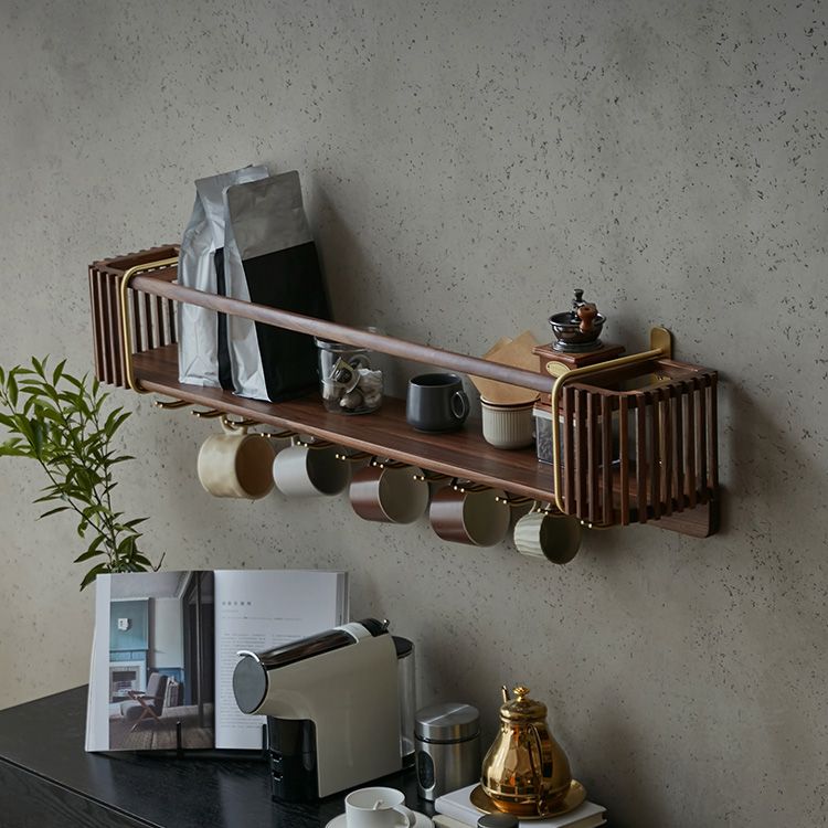 Wandgemonteerde wijnflessen rek massief houten wijnflessen rek voor thuis