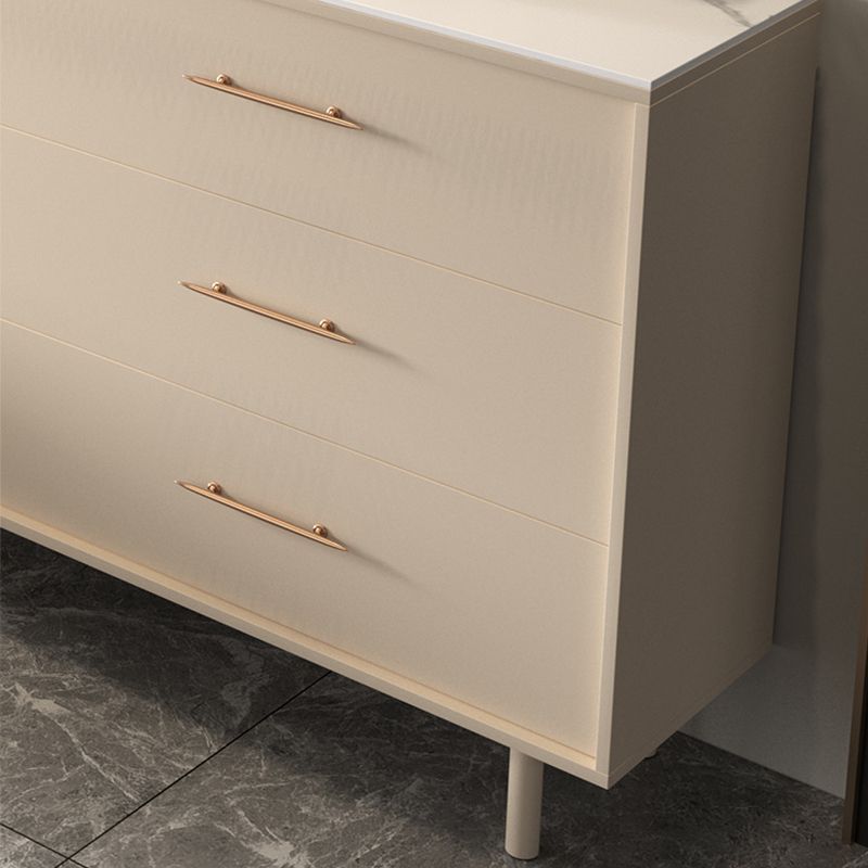 Stone Credenza Contemporary Style Server met laden en kasten