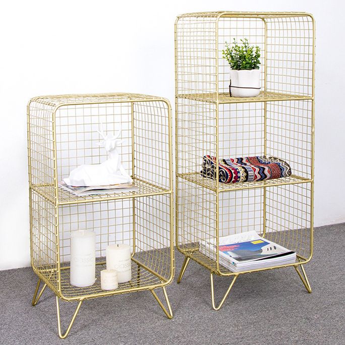 Modern Style Standard Bookcase Metal Closed Back Bookshelf for Home Clearhalo 'Bookcases' 'furn' 'furn_bookcases' 'Furniture' 'furniture_bookcases' 'Office Furniture' 1200x1200_35f2e28a-1098-401b-824b-7b5d5a19c5b4