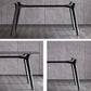Industrial Style Sintered Stone Dining Table Metallic Base Rectangle Table for Home Clearhalo ' dining_table' 'Dining Tables & Seating' 'Dining Tables' 'Furniture' 'furniture_dining_table' 'Kitchen & Dining Furniture' 'kitchen&dining_furn' 'kitchen' 'kitchen_dining_table' 1200x1200_35f41976-fb0d-4439-a84a-0ca2167b8c22