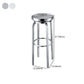 Silver Industrial 29.5" H Barstool Glossy Stainless Steel Brushed Tall Stool 1 Piece Clearhalo 'Bar Furniture' 'Bar Stools' 'bar_stools' 'furn' 'furn_bar_stools' 'furniture_bar_stools' 'Kitchen & Dining Furniture' 'kitchen&dining_furn' 'kitchen' 'kitchen_furn' Furniture' 1200x1200_35f5e858-d2db-4aab-917c-4be757ec8cd3