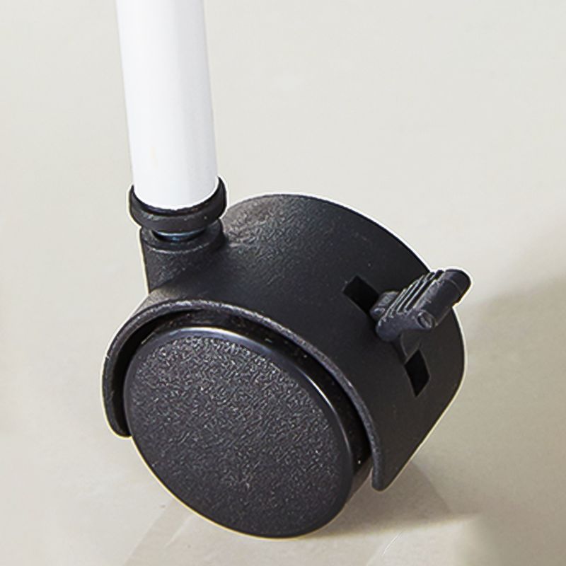 Contemporary Style Metal Geometric Bookcase Open Back Bookcase with Wheels Clearhalo 'Bookcases' 'furn' 'furn_bookcases' 'Furniture' 'furniture_bookcases' 'kitchen' 'kitchen_bookcases' 'Living Room Furniture' 'Office Furniture' 1200x1200_35f64811-6e33-4183-80fd-eba714751d8b